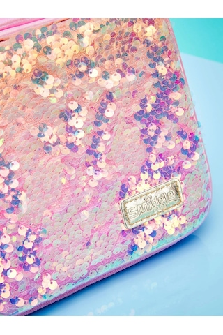 Smiggle - Cosmos Parıltılı Hardtop Kalem Kutusu Desenli