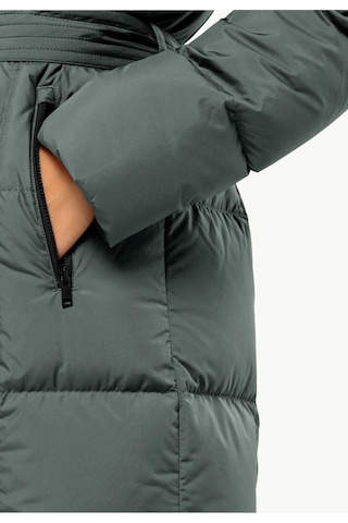 Jack Wolfskin Frozen Lake Coat Kadın Mont-1206132 Slate Green/olive Night/black Taş