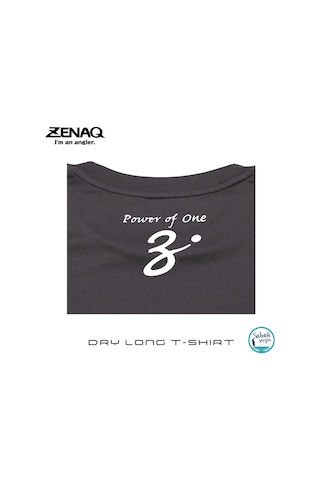 Zenaq Dry Long T-Shirt (Zenaq Logo Dark Grey / L) Çok Renkli