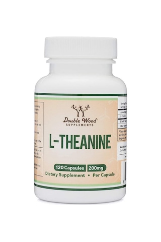 Double Wood L-theanine 200mg 120 Capsules Synergy With Magnesium