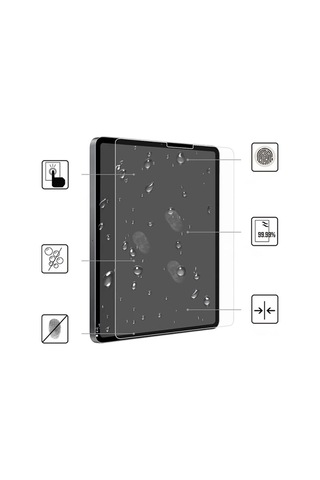 Apple iPad Uyumlu Pro 12.9 2021-2020-2018 Tempered Cam Ekran Koruyucu- 5775
