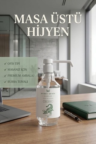 6'lı 500 Ml Sprey Kolonya, Ofis Kolonyası, Masa Üstü Kolonya, Banko Kolonyası