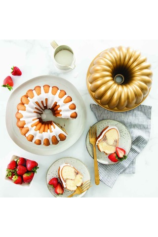 Nordic Ware Elegant Party Bundt Pan Kek Kalıbı Nw-58677 Nordic Ware Renkli