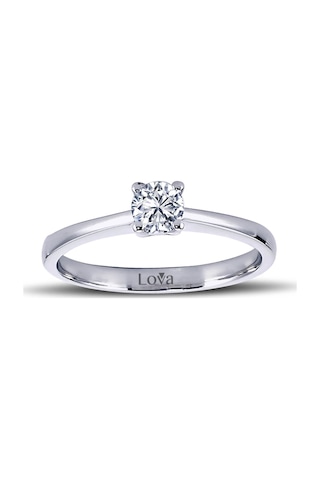 Lova F Renk 0,28 Karat Pırlanta Tektaş Yüzük - 1080012