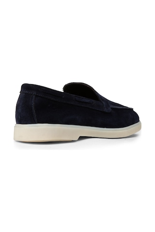 Deery Erkek Hakiki Süet Lacivert Loafer Ayakkabı - 02032mlcvc01