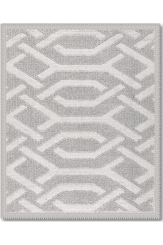 Lyon Doğal Pamuklu 2'li Banyo Paspas & Halı Seti 60x100 50x60 Taş Taş