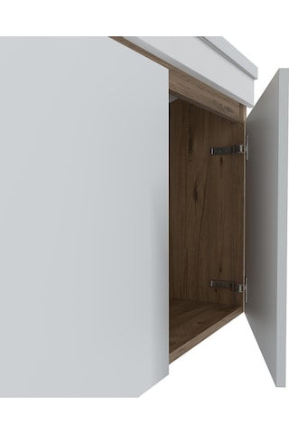 Teta Home Tokyo 100 Cm Mdf Banyo Dolabı Seti Atlantik Çam - Beyaz