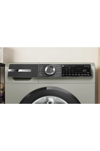 Bosch Serie 6 WGK252ZSTR 1200 Devir 10 KG Çamaşır Makinesi Gümüş