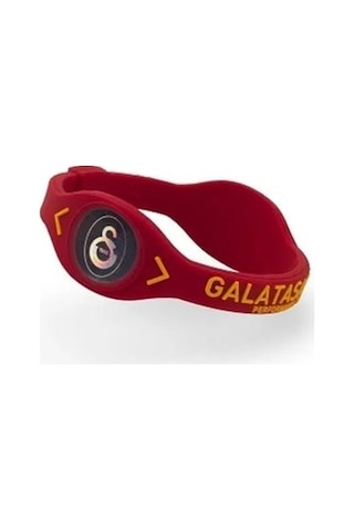Galatasaray Lisanslı Gs Performans Kırmızı Bileklik Ahşap Kutulu 001