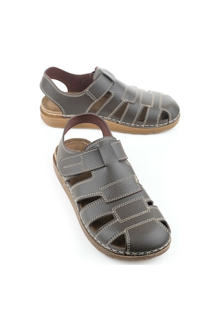 Gezer Yazlık Erkek Cırtlı Ayarlanabilir Rahat Taban Sandalet Gk1yme.00141.15.0sn.ı99 Kahverengi