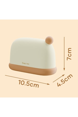 Seyahat Taşınabilir Mühürlü Sabun Kutusu Ev Banyo Sabunu Tutucu Kırmızı