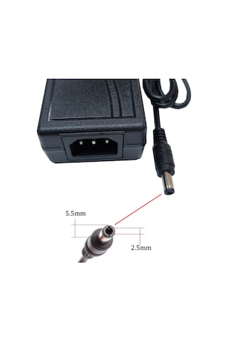 24v 3a Standart Uç Çapı 5.5mm 2.5mm Ac-dc 24 Volt 3 Amper Adaptör
