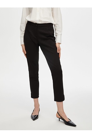 Faik Sönmez Slim Fit Örme Pantolon B00053-1 B00053-110 Siyah