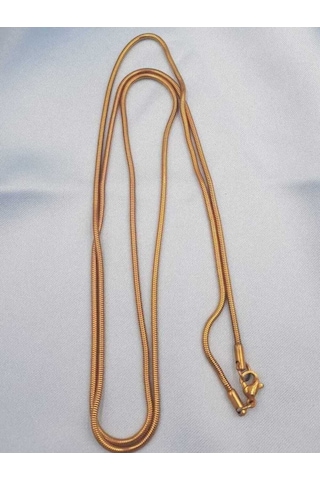 Vog Solucan Model Rose Renk 2mm 80 Cm Çelik Kolye
