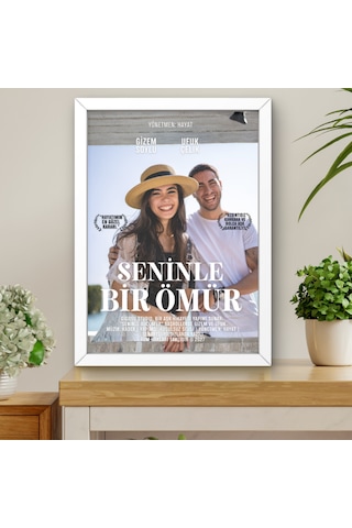 "seninle Bir Ömür" Kişiye Özel Tasarım Tablo