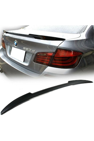 Bmw 5 Serisi F10 M4 Style Bagaj Üstü Spoiler Piano Black