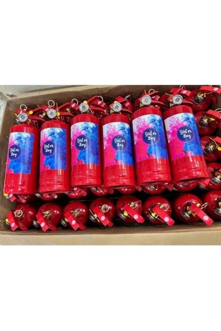 Cinsiyet Tüpü - Gender Reveal Partisi Tüpü Pembe Renk 10+