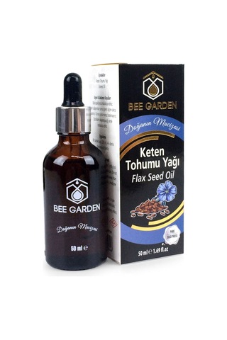 Saçları Nemlendirmeye Hızlı Uzamasına Yardımcı Orijinal Saf Keten Tohumu Yağı 50 Ml