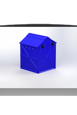 Plastik Kuş Yuvalığı Demonte 15x15x20 Lacivert