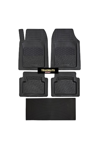 Trakmats Kyb36781 2015 4d Oto Paspas Universal Ada Siyah Skoda Rapid Sedan İle Uyumlu