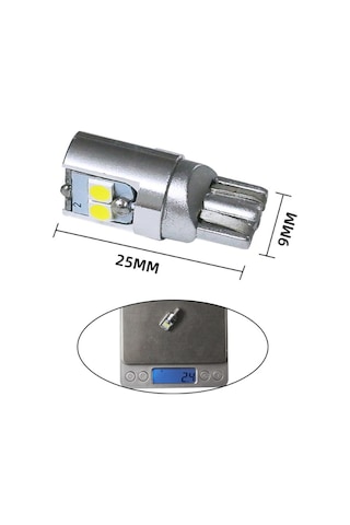 T10 Dekoratif Led Ampul Beyaz 12v Canbus