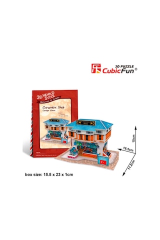 Cubicfun 3d Puzzle 25 Parça Türk Seramik Mağazası W3111h