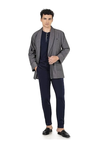 Pierre Cardin 5610 Erkek Çeyizlik Rop Pijama Takım-lacivert Lacivert