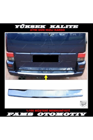 Vw T4 Transporter Krom Arka Tampon Üzeri Koruma 1995-2003 P.Çelik