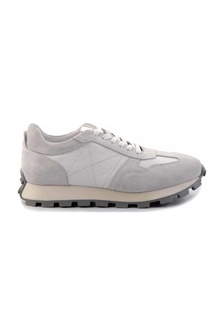 Bambi Beyaz Beyaz Leather Erkek Sneaker E01585731902 Beyaz
