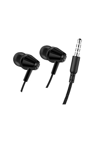 Lenipa Siyah Mikrofonlu Kablolu 3.5 Mm Jack Apple Uyumlu iPhone Samsung Xioami Stero Studio Kulakiçi Kulaklık