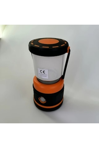 Xuweiwei Taşınabilir Led Kamp Lambası Yuvarlak Dayanıklı Pil İle Çalışan Açık Hava Yürüyüş Balıkçılık Turuncu Siyah Altın