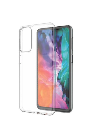 Samsung Uyumlu Galaxy M23 Kılıf Zore Süper Silikon Kapak Renksiz