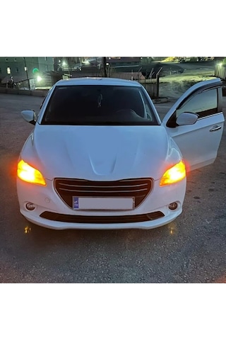 Peugeot 301 Uyumlu Gündüz Farı Ampulü Turuncu Amber 1 Çift