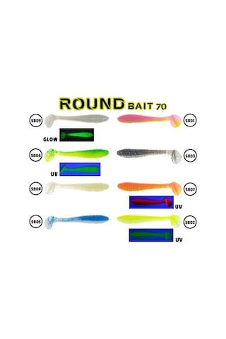 Fujin Round Bait 70mm Silikon Balık - #SB06