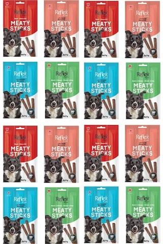 Meaty Sticks 4 Çeşit Karma Köpek Ödül Maması Seti 3x11gr 16'lı Paket