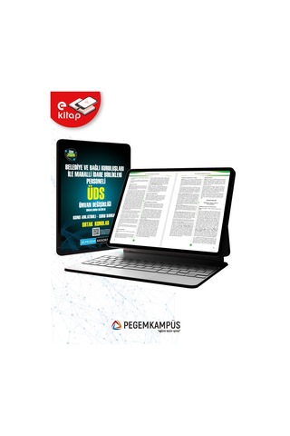 2026 Üds Belediye Ve Bağlı Kuruluşları İle Mahalli İdare Birlikleri Personeli Üds Sınavlarına Hazırlık Konu Anlatımlı Soru Bankası Ortak Konular E-kitap