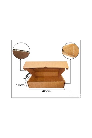 Karton Kargo Kutusu 31x42x10 Cm. 10 Adet 10 Adet