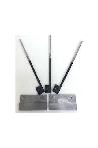 3+2 Paket Çelik Eds Slim İnce Yedek Uc Kürek Slim İnce Kesme Yedek