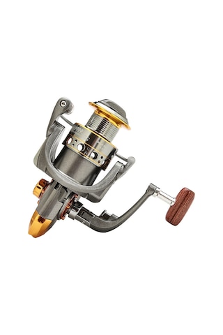 Shineyee Gümüş Altın 5000 Model 13 Eksenli Tam Metal Bobin 8kg Maksimum Sürtünmeli Deniz Kamışı Spinning Makinesi