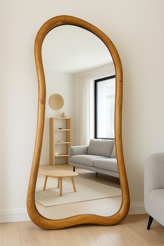 Enc Home Lauma Ayaklı Ağaç Boy Aynası 180x80 Kahverengi Enc Home Lauma Ayaklı Ağaç Boy Aynası 180x80 Kahverengi