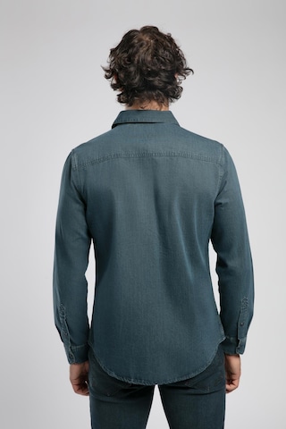 Lee Cooper Worner 2 Erkek %100 Pamuk Jean Gömlek-19655 Siyah