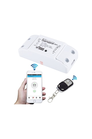 Sonoff 433mhz Dıy Wifi Akıllı Kablosuz Uzaktan Kumanda Zamanlayıcı Modülü Güç Anahtarı, Akıllı Ev İçin 4 Tuşlu Uzaktan Kumanda, İos Ve Android Desteği