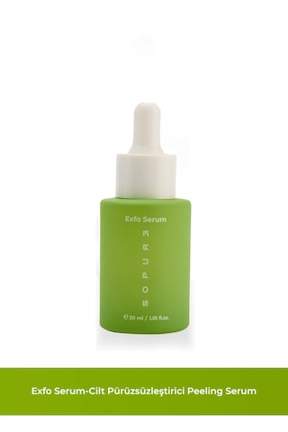 Exfo Serum-aha Bha Aktif İçerikli, Siyah Nokta Karşıtı, Gözenek Arındırıcı, Salisilik Asit İçerikli, Durulanmayan Peeling Serum-30 Ml Exfo Serum-aha Bha Aktif İçerikli, Siyah Nokta Karşıtı, Gözenek Arındırıcı, Salisilik Asit İçerikli, Durulanmayan Peeling Serum-30 Ml