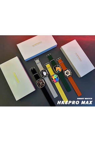Ignazio HK8 Ultra Pro Max 49 MM Amoled Akıllı   Saat (İthalatçı Garantili)