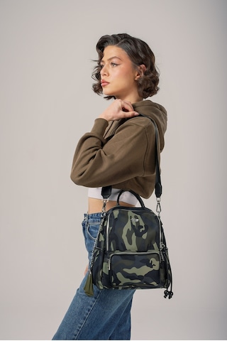 Ççs Kadın Sırt Çantası Ccs18027 Kamuflaj Kamuflaj