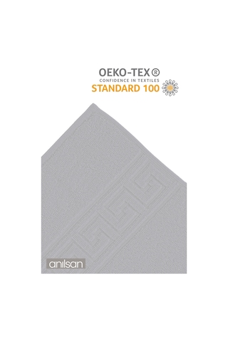2'li Greek Gri-beyaz Banyo Havlusu - 70x140 Cm, 490 Gr, %100pamuk, Spa Ve Otel Havlusu, Günlük Kullanıma U Gri-Beyaz