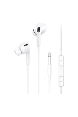 Schitec Pro 3 3.5 MM Mikrofonlu Kulak İçi Kulaklık Beyaz