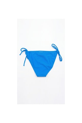 Zi Mavi Kenarları Ince Ipli Bağcıklı Bikini Altı