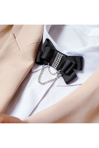 Lux Broş Taşlı Yaka Süsü,yaka Çiçeği,yaka Brosu,yaka Aksesuarı,kurdalesı 327 Beyaz Çok Renkli