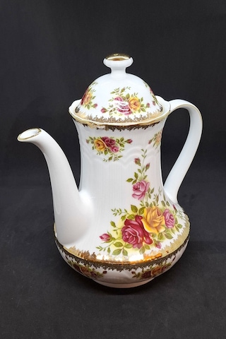 Marktleuthen Vintage Porselen Kahve Sunum Ürünü 1.7 L Turuncu